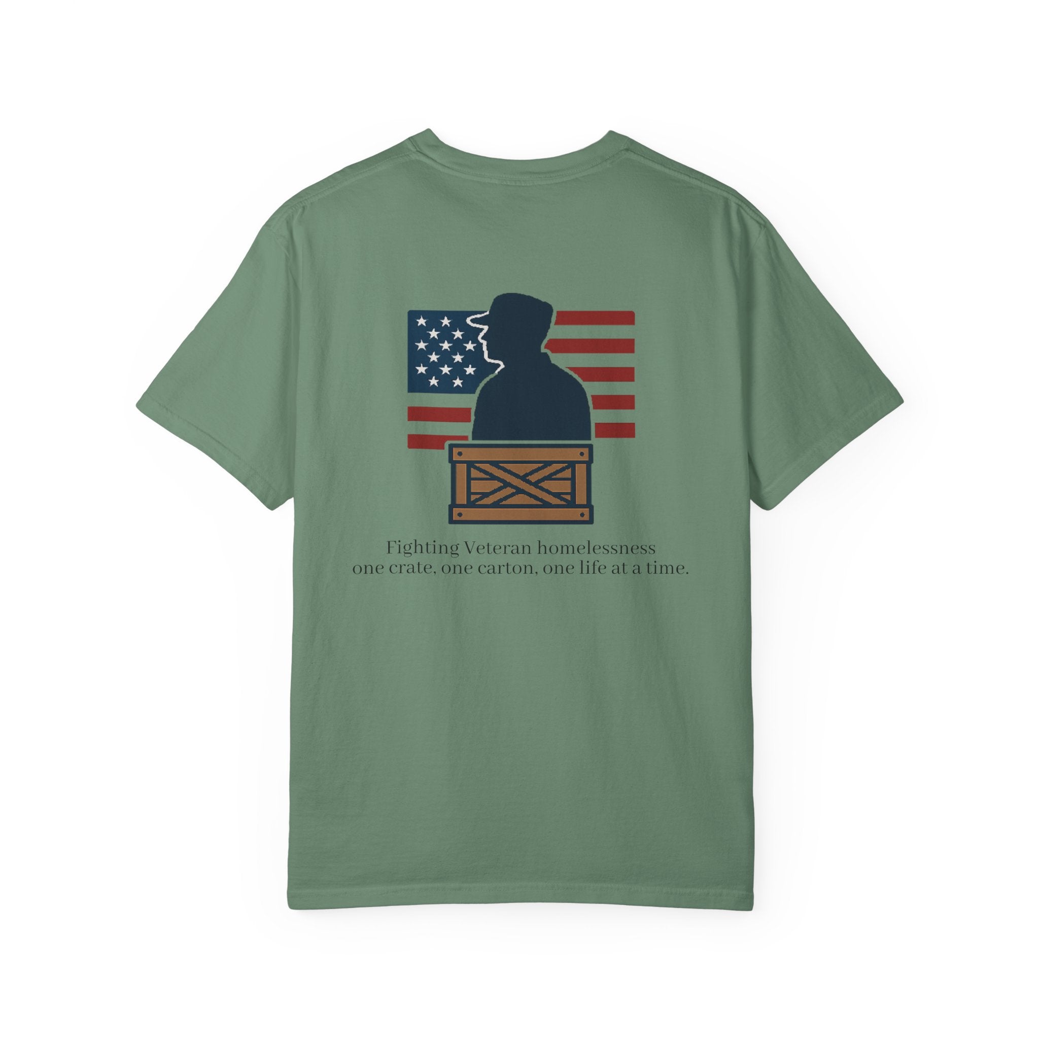 Crates and Cartons Support a Homeless Veteran T-shirt