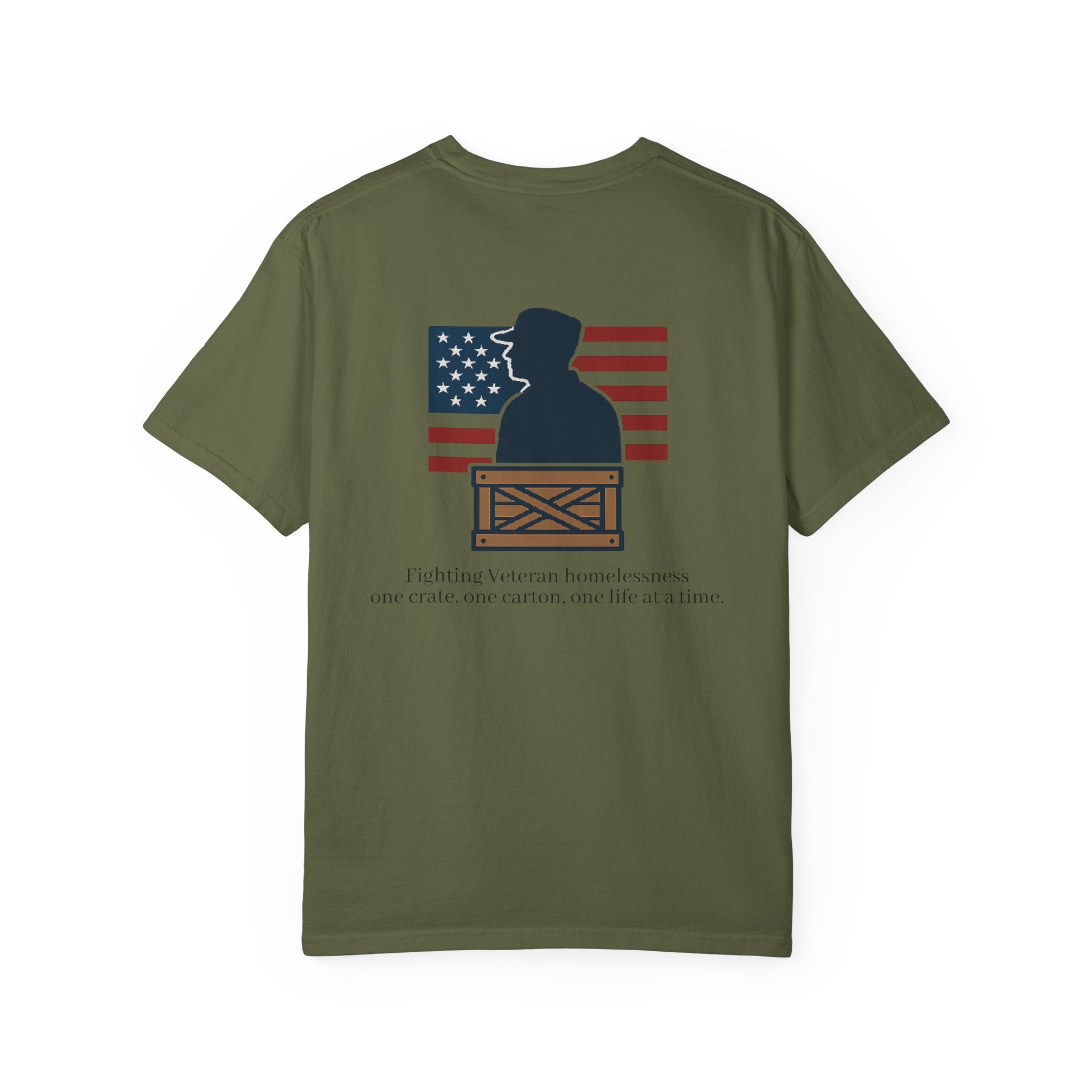Crates and Cartons Support a Homeless Veteran T-shirt