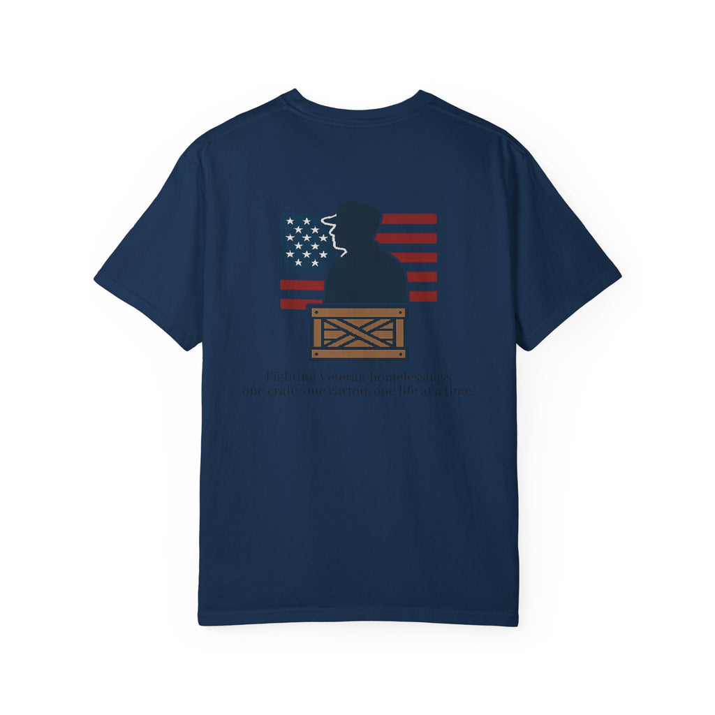 Crates and Cartons Support a Homeless Veteran T-shirt