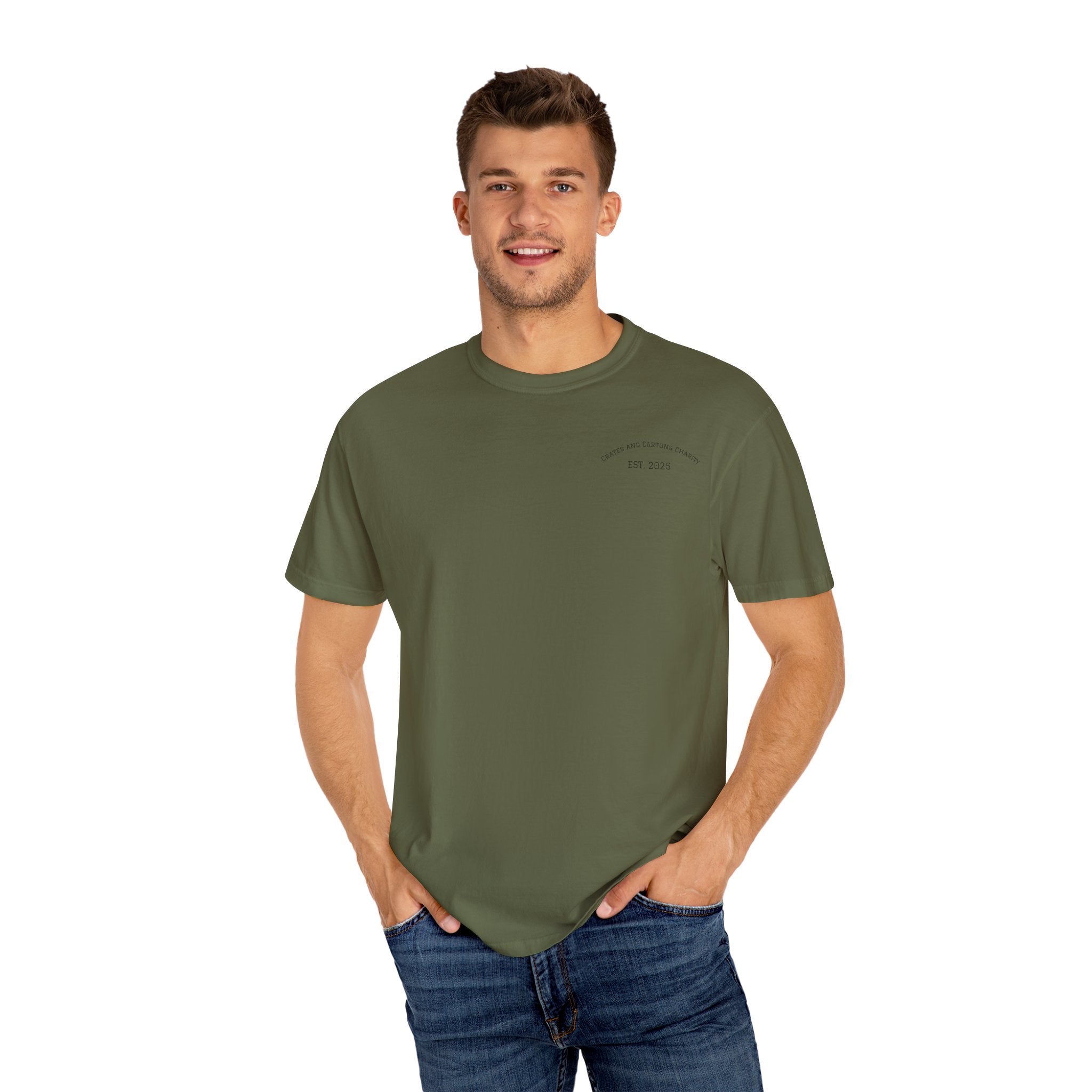 Crates and Cartons Support a Homeless Veteran T-shirt