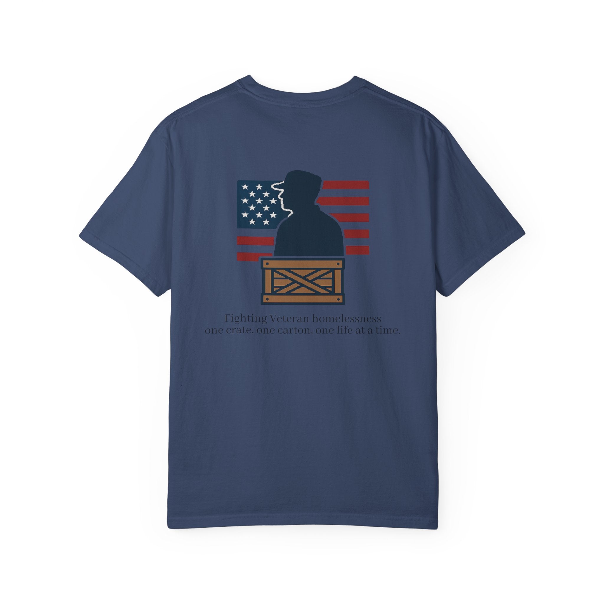 Crates and Cartons Support a Homeless Veteran T-shirt