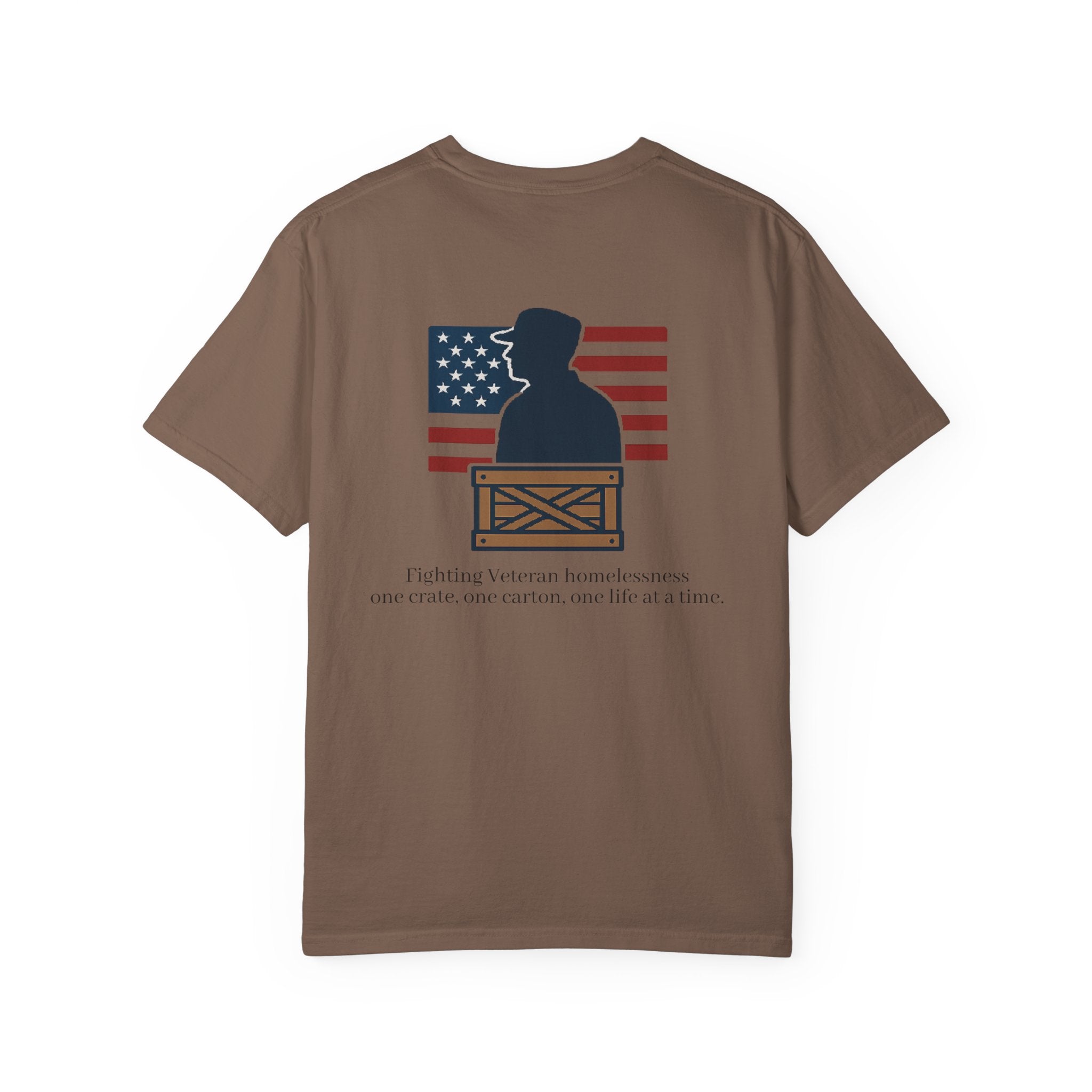 Crates and Cartons Support a Homeless Veteran T-shirt
