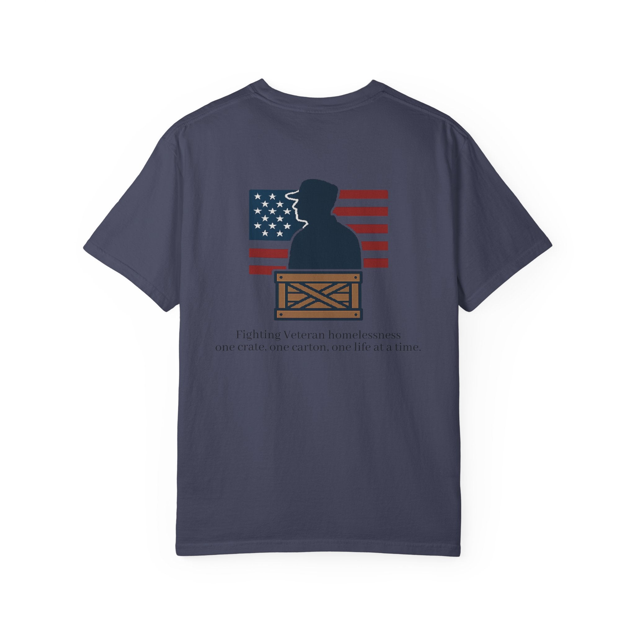 Crates and Cartons Support a Homeless Veteran T-shirt