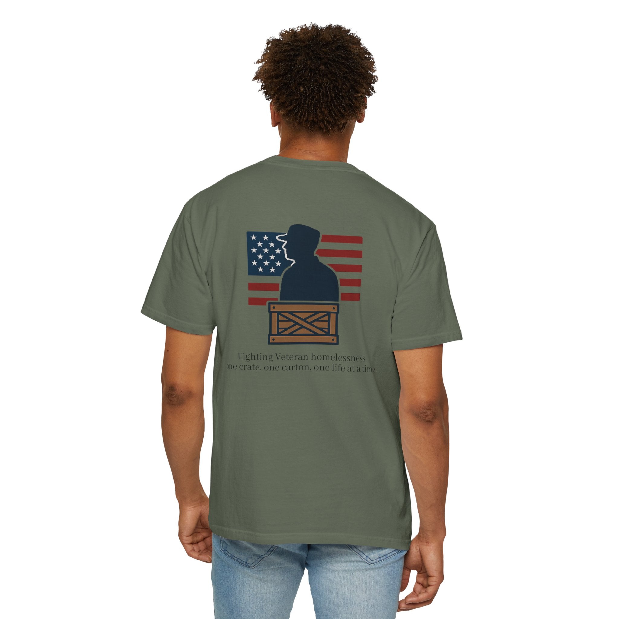 Crates and Cartons Support a Homeless Veteran T-shirt