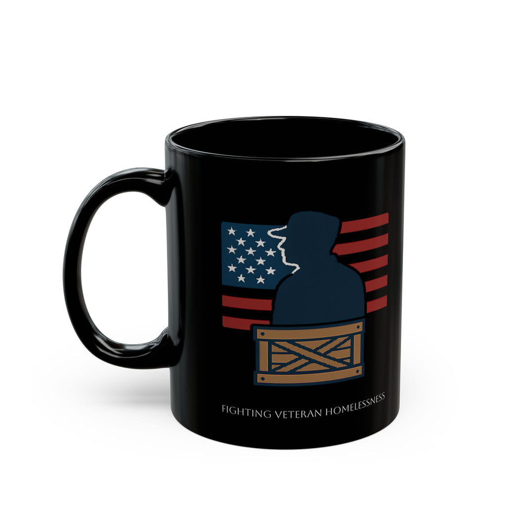 Inspirational Black Coffee Mug