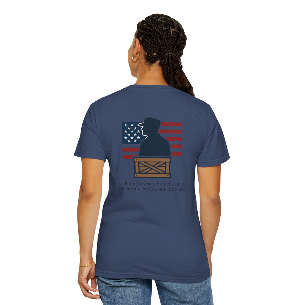 Crates and Cartons Support a Homeless Veteran T-shirt