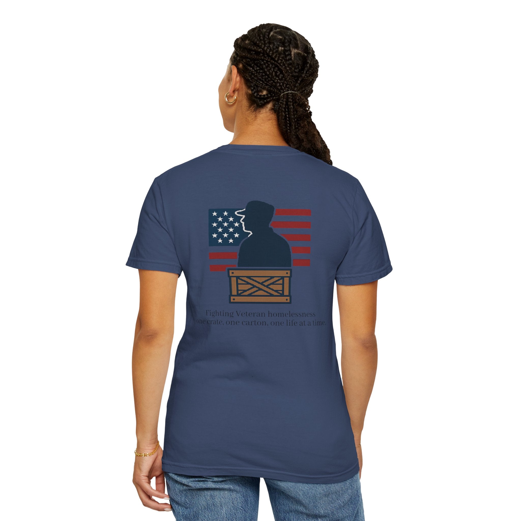 Crates and Cartons Support a Homeless Veteran T-shirt
