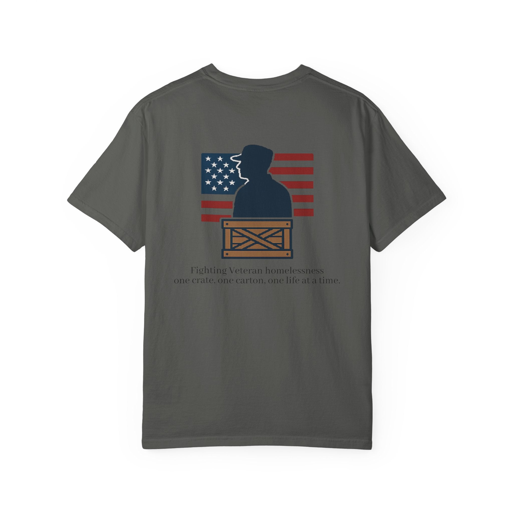 Crates and Cartons Support a Homeless Veteran T-shirt