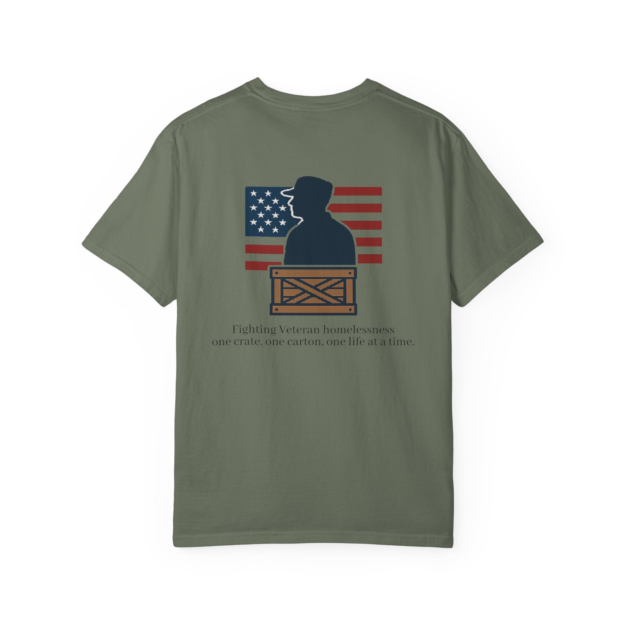 Crates and Cartons Support a Homeless Veteran T-shirt