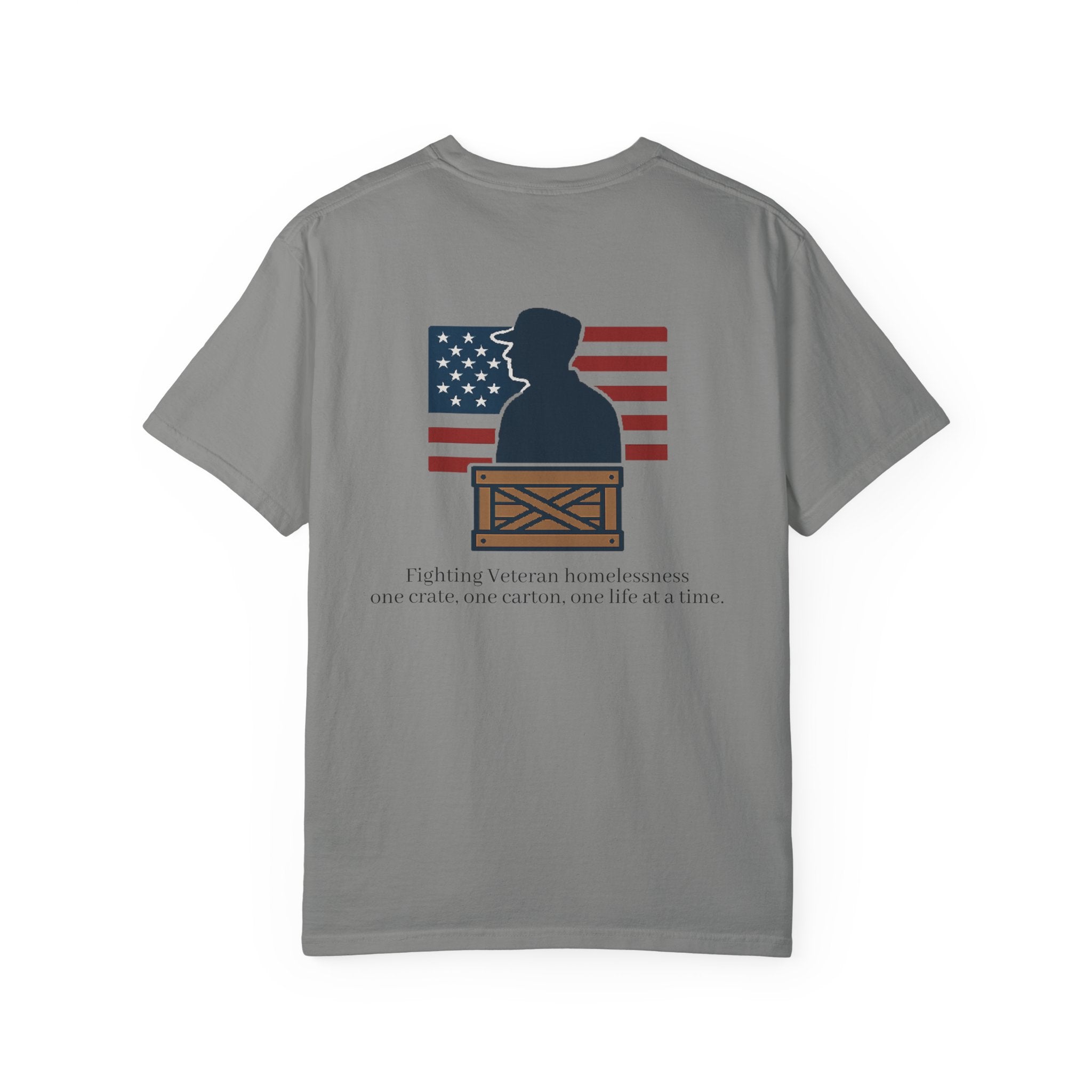 Crates and Cartons Support a Homeless Veteran T-shirt