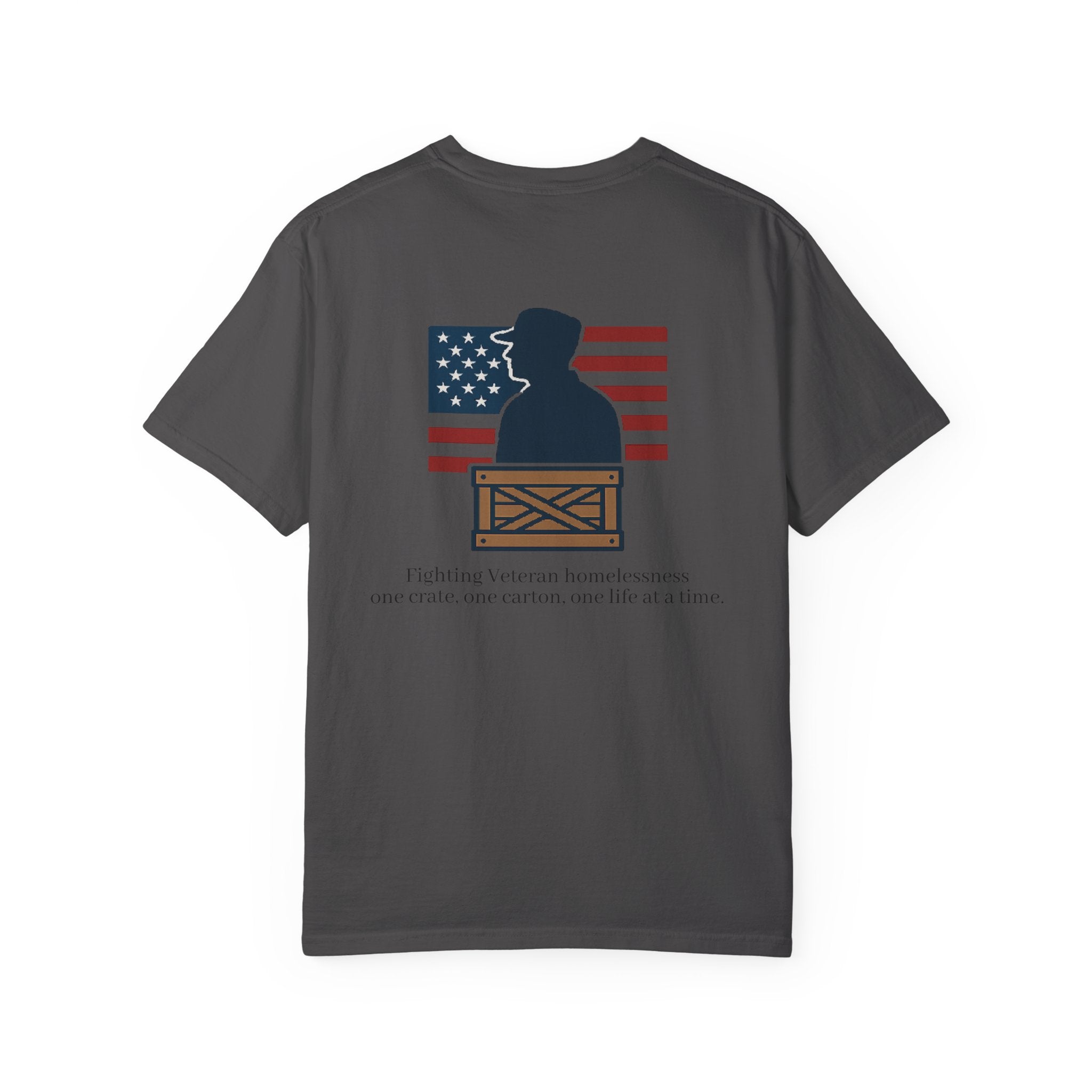 Crates and Cartons Support a Homeless Veteran T-shirt