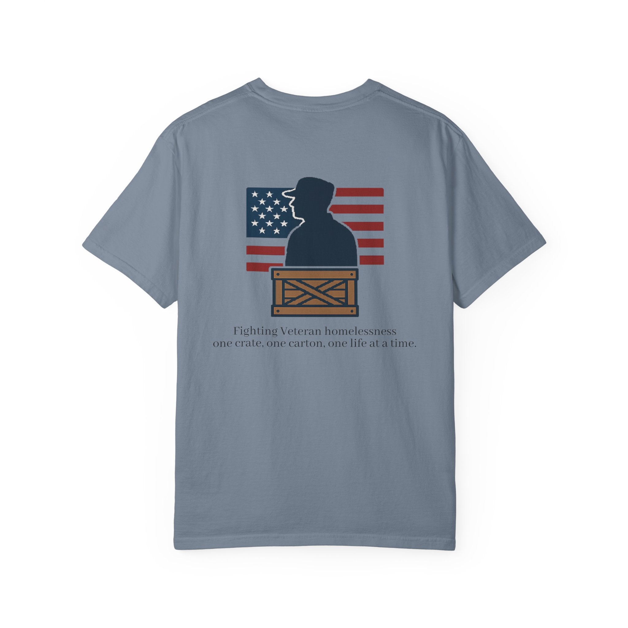 Crates and Cartons Support a Homeless Veteran T-shirt