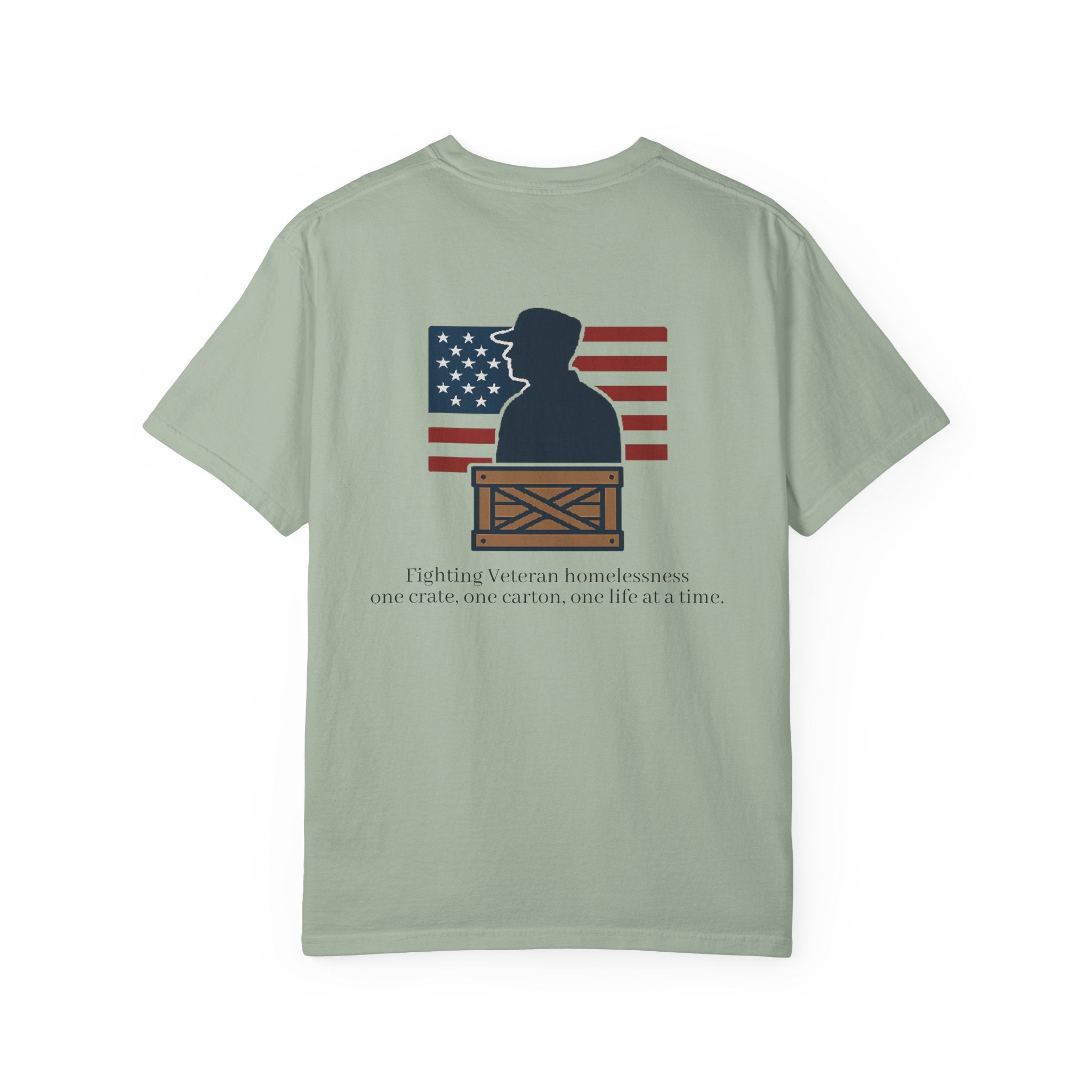 Crates and Cartons Support a Homeless Veteran T-shirt