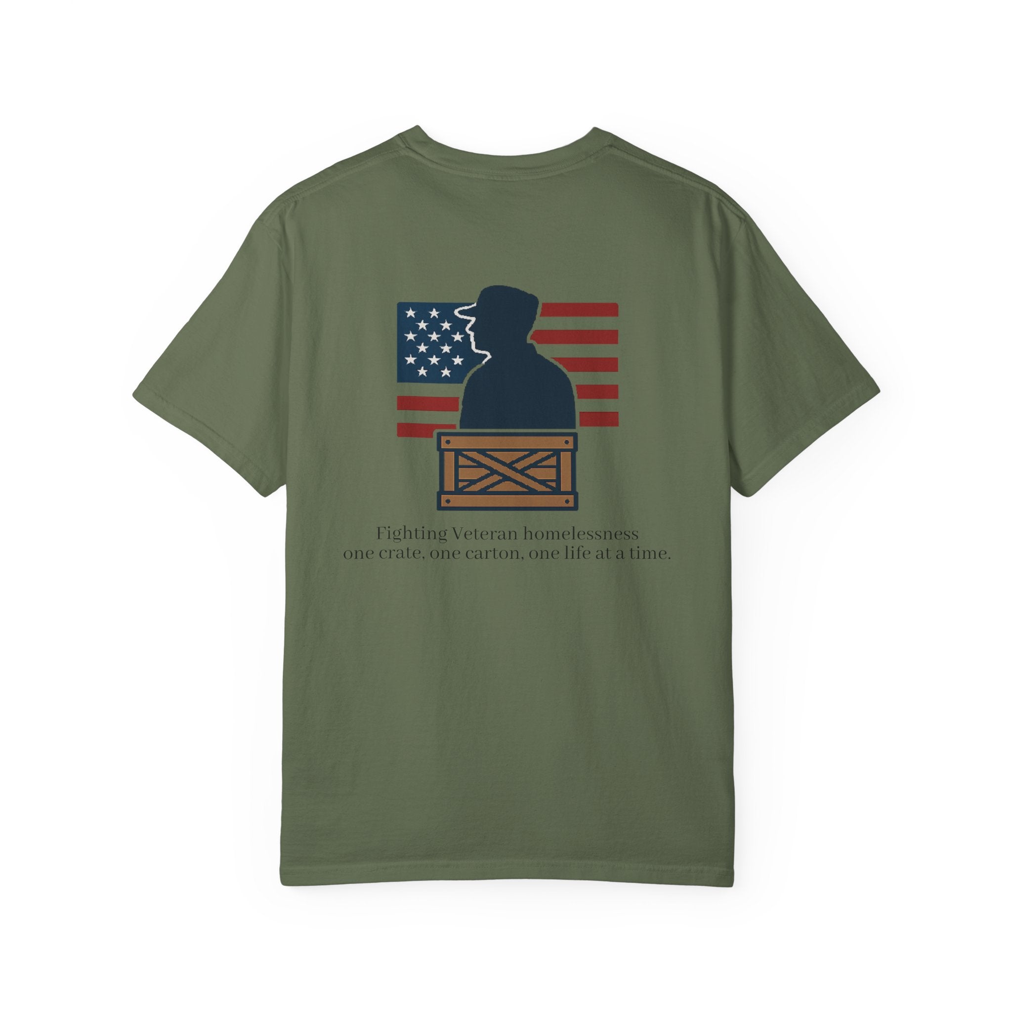 Crates and Cartons Support a Homeless Veteran T-shirt