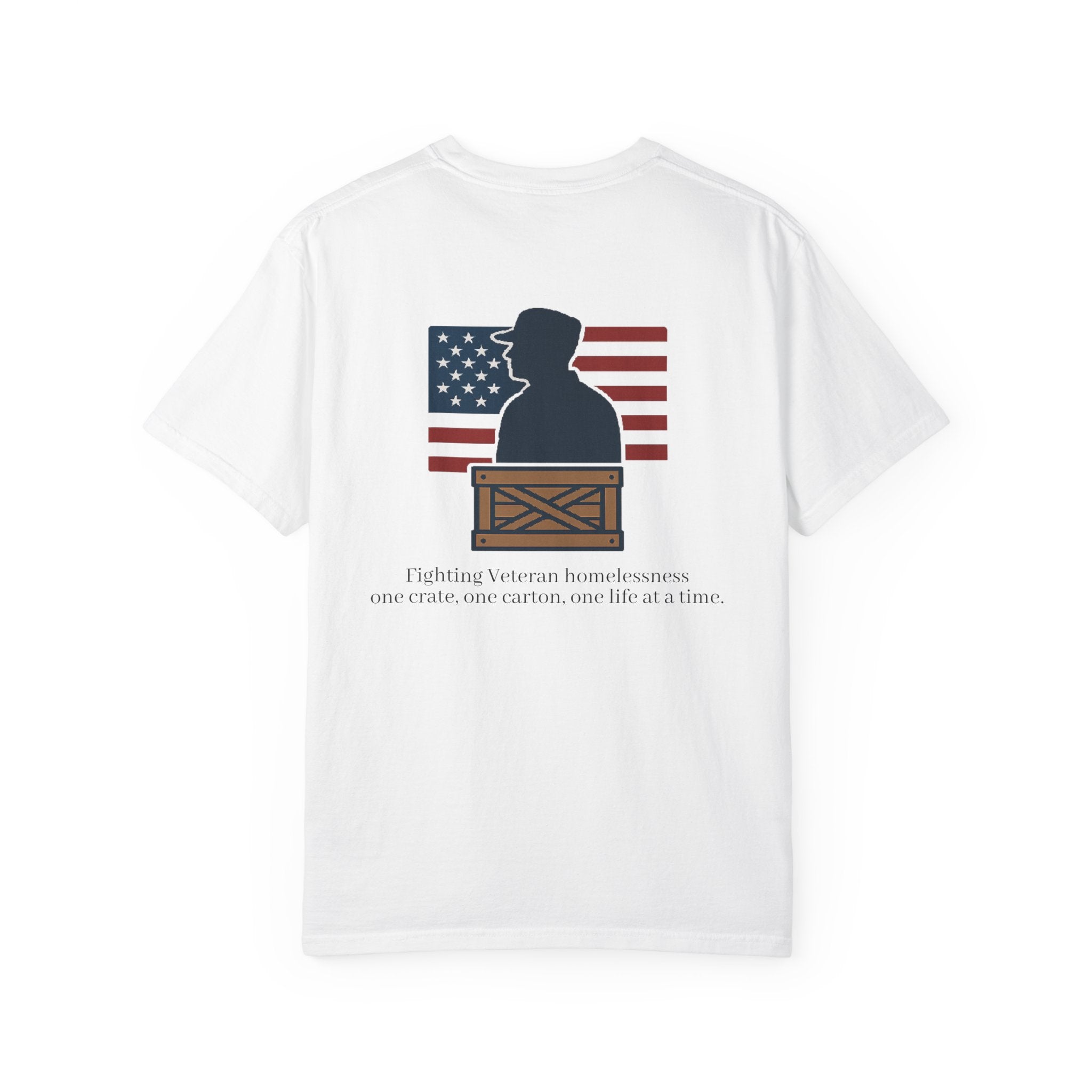 Crates and Cartons Support a Homeless Veteran T-shirt