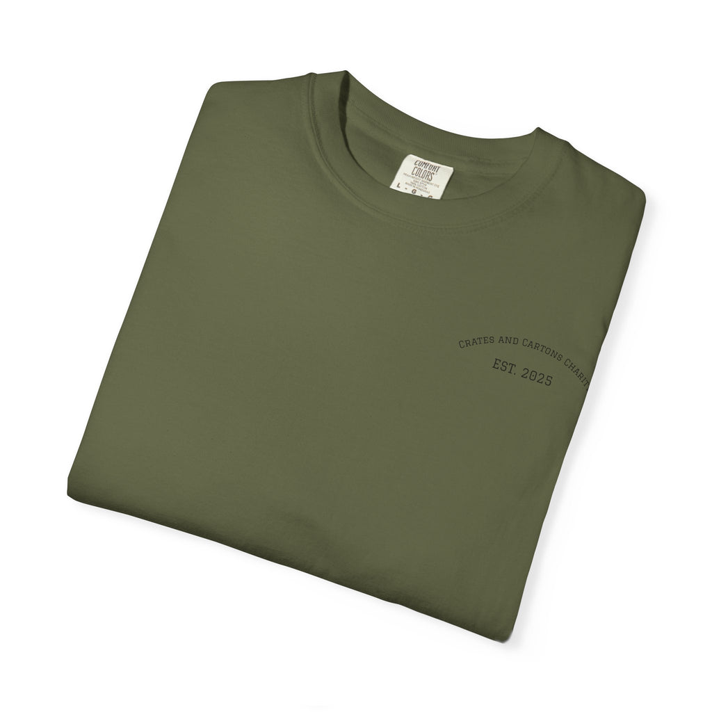 Crates and Cartons Support a Homeless Veteran T-shirt