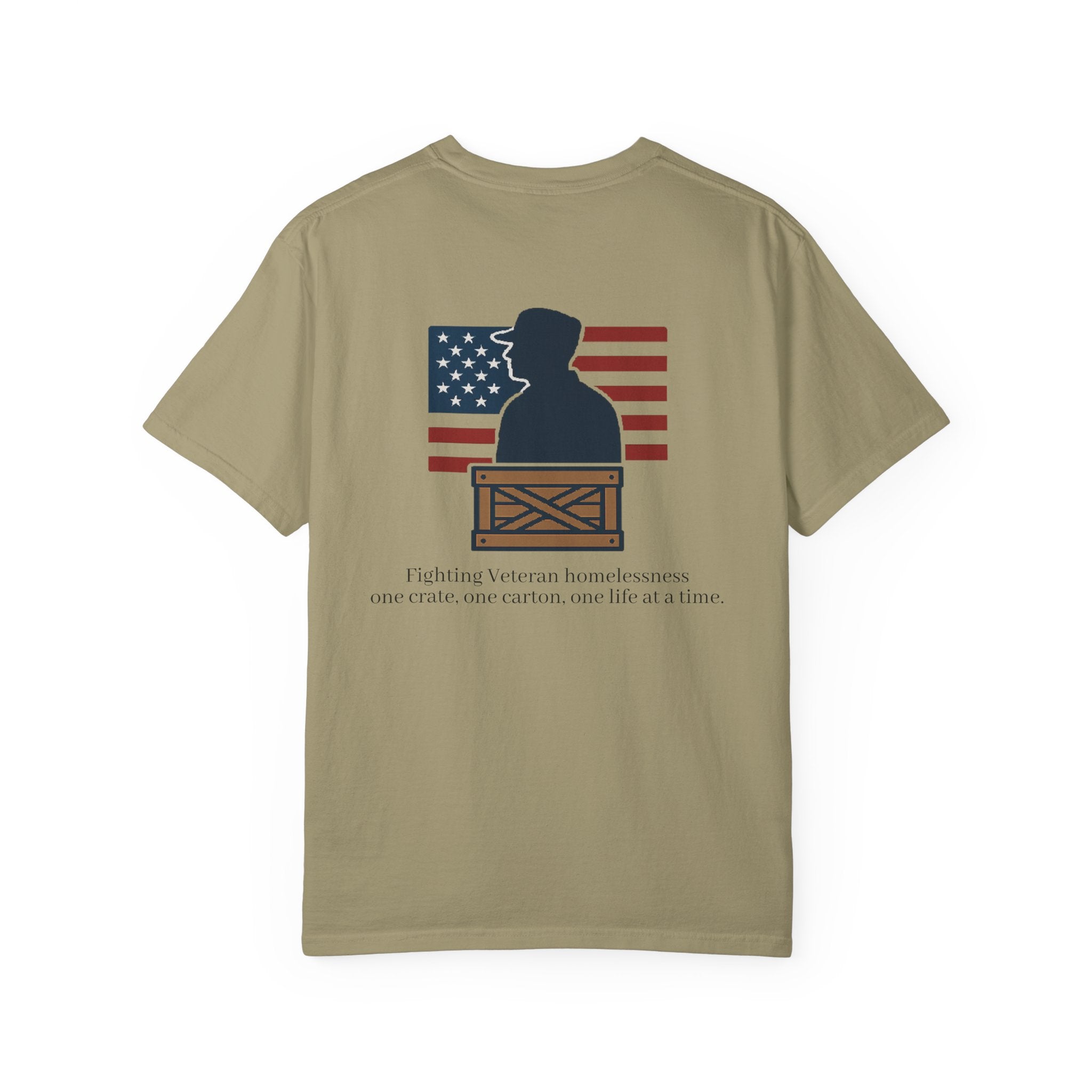 Crates and Cartons Support a Homeless Veteran T-shirt