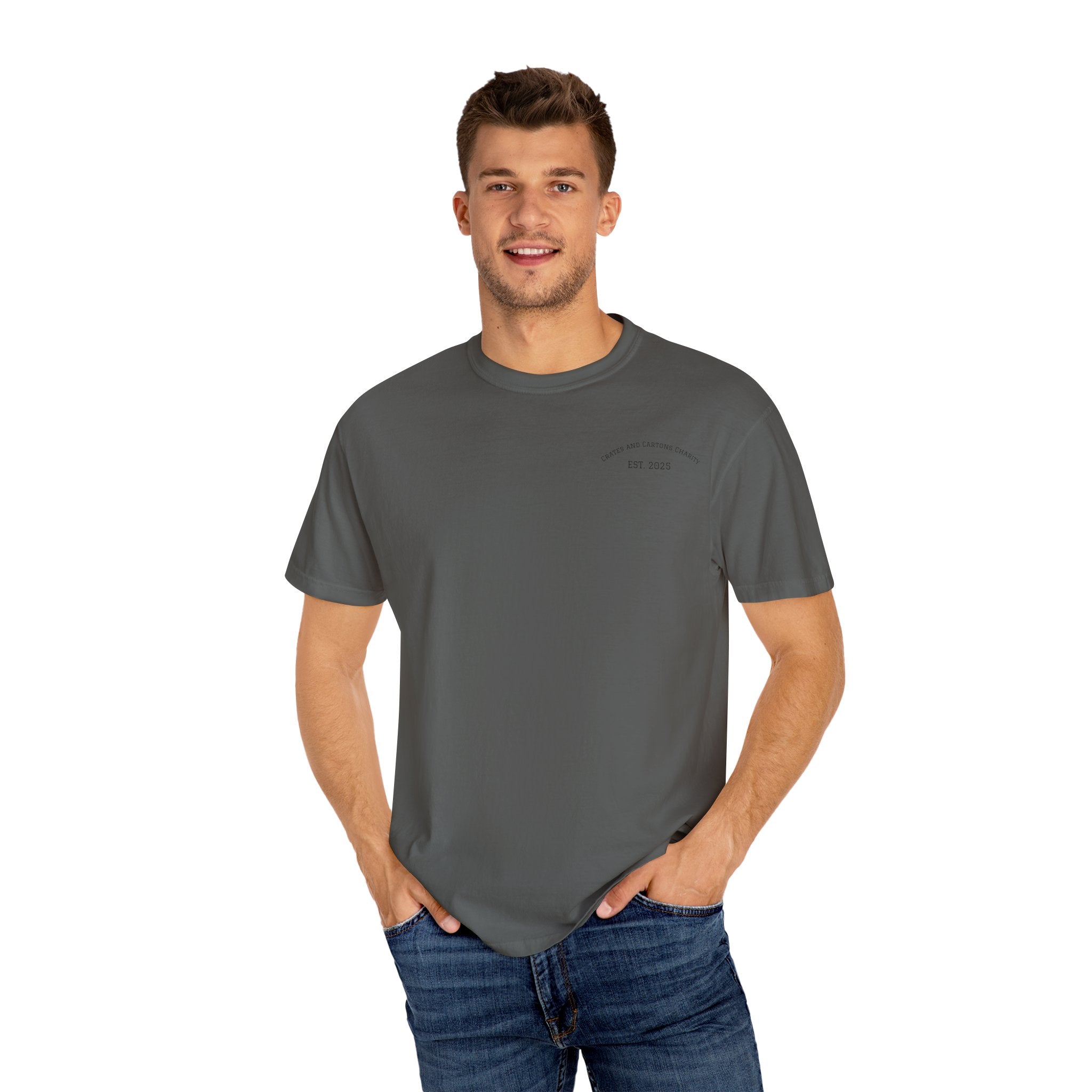 Crates and Cartons Support a Homeless Veteran T-shirt