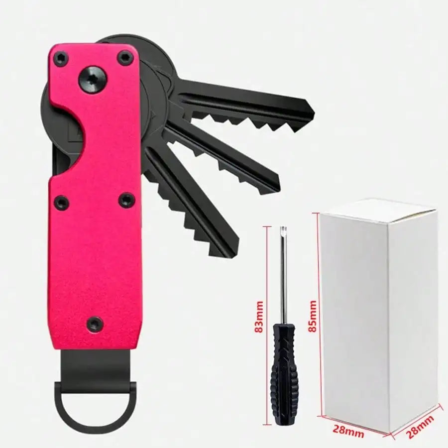 Metal Keychain, Aluminum Alloy Key Organizer, Best Gift For Men And Women