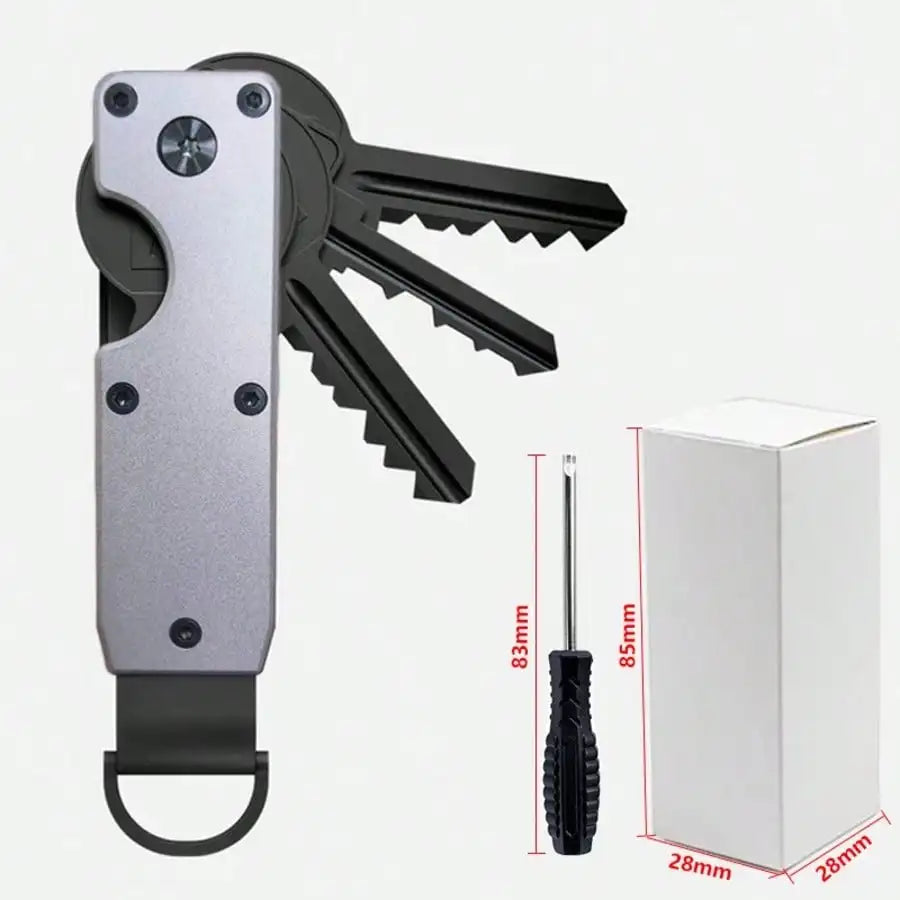 Metal Keychain, Aluminum Alloy Key Organizer, Best Gift For Men And Women