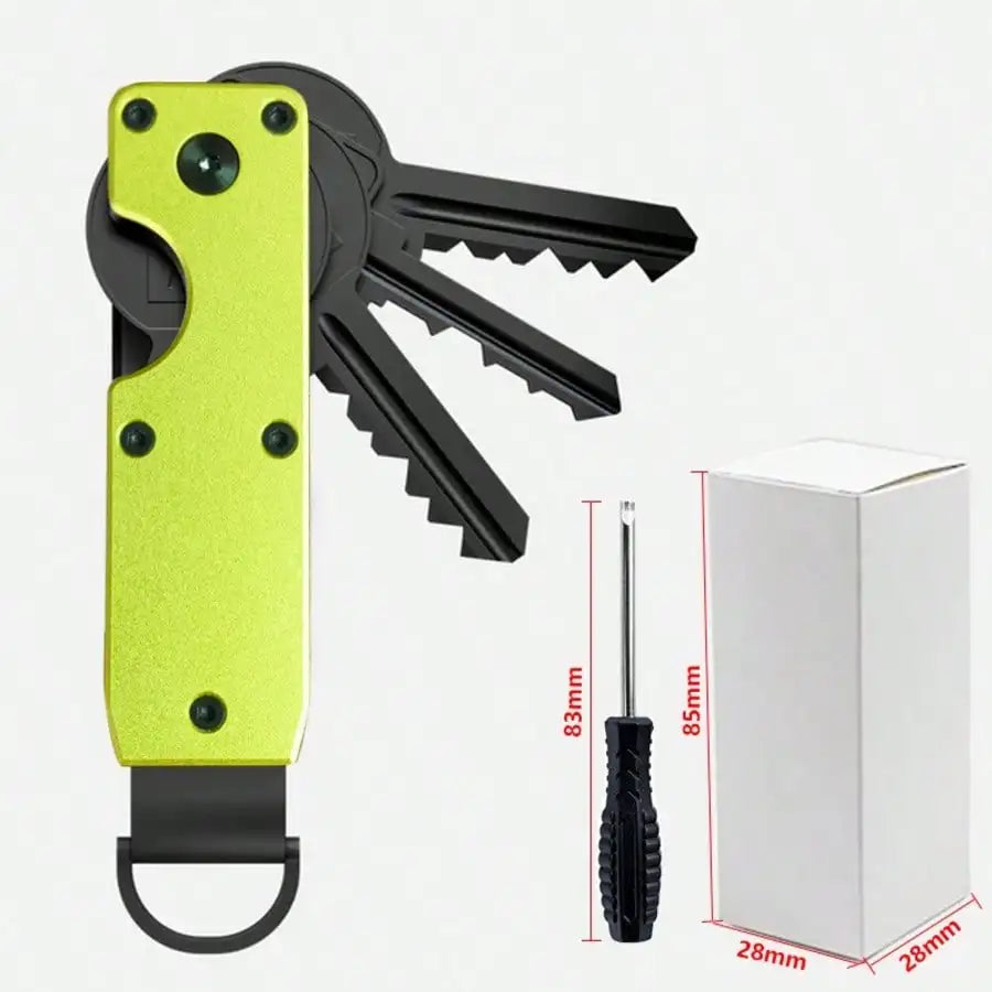 Metal Keychain, Aluminum Alloy Key Organizer, Best Gift For Men And Women