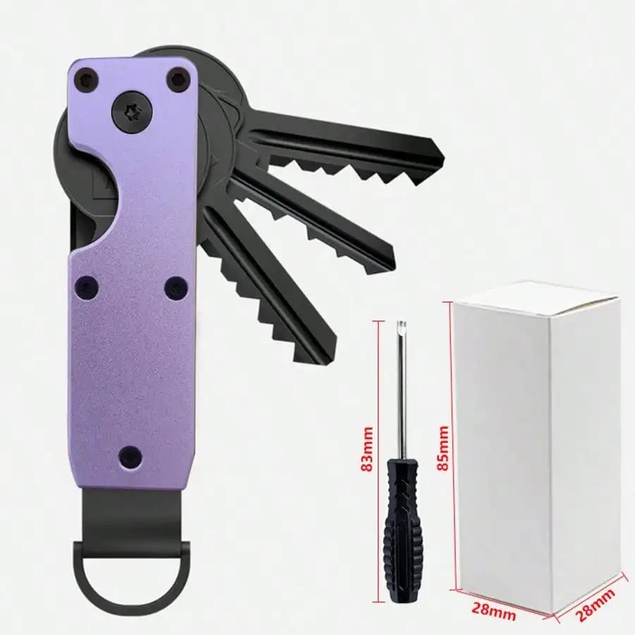 Metal Keychain, Aluminum Alloy Key Organizer, Best Gift For Men And Women