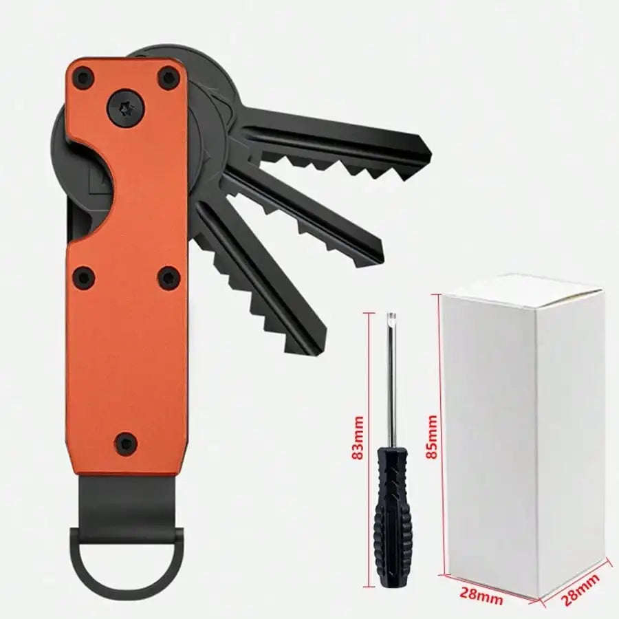 Metal Keychain, Aluminum Alloy Key Organizer, Best Gift For Men And Women